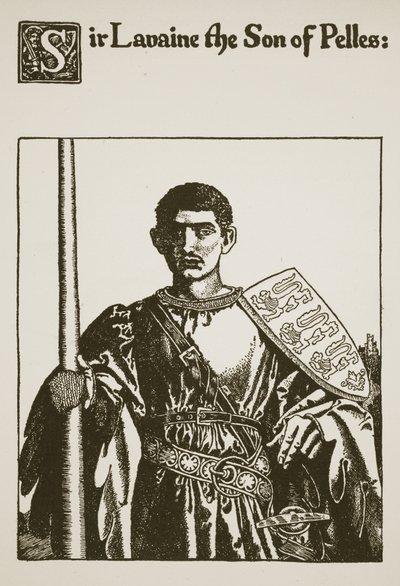 Sir Lavaine the Son of Pelles, illustration from 